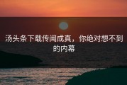 汤头条下载传闻成真，你绝对想不到的内幕