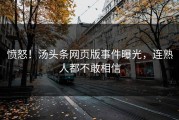 愤怒！汤头条网页版事件曝光，连熟人都不敢相信