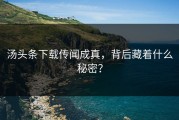 汤头条下载传闻成真，背后藏着什么秘密？